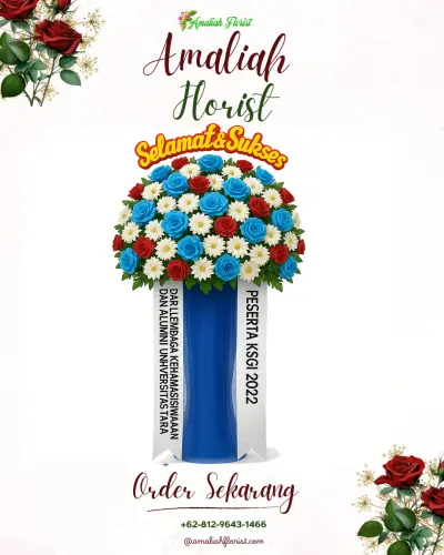 Standing Flower di Gedung Graha Pindad Bandung